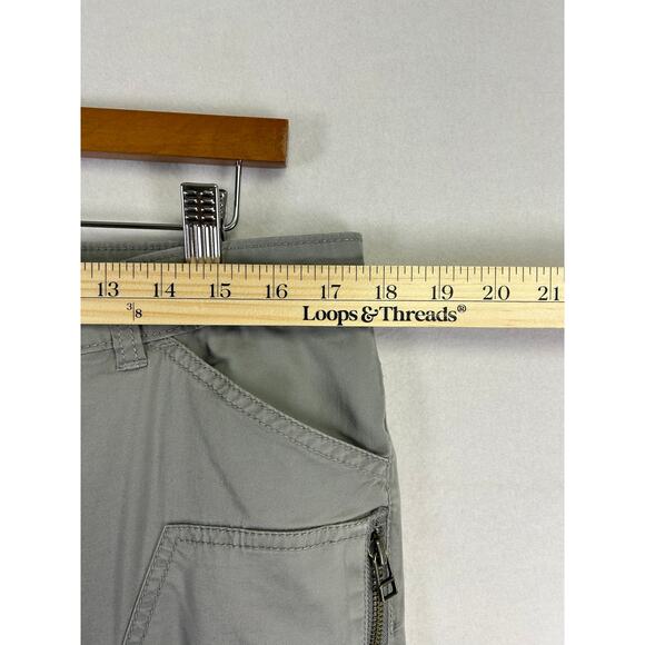 Woman's Sonoma Gray Mid Rise Capri - Size 12 Normcore Casual Comfortable - Picture 10 of 10